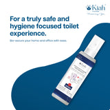KIAH Toilet Seat Sanitizer cum Disinfectant Spray - 60ml