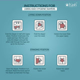 Adult Tape Style Diapers - M