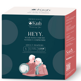 KIAH Tape Style Adult Diapers - Size L | 38" - 54"