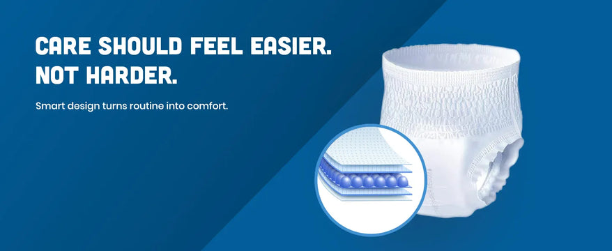 KIAH Pant Style Adult Diapers - Size XL | Premium Pant Diapers | 34"-54"