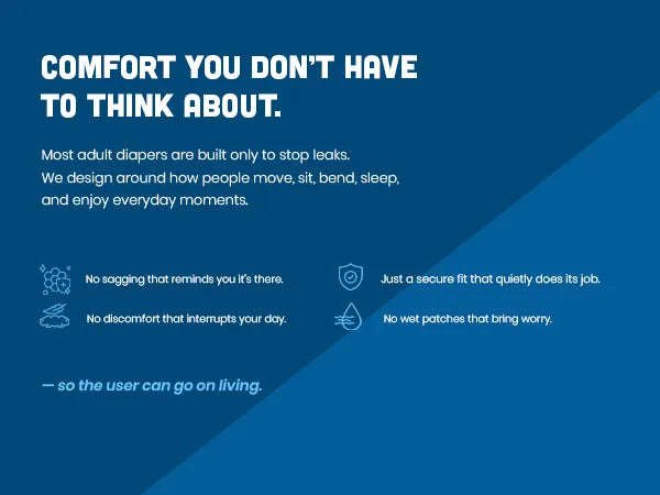 KIAH Pant Style Adult Diapers - Size XL | Premium Pant Diapers | 34"-54"