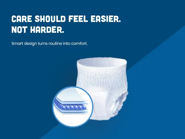 KIAH Pant Style Adult Diapers - Size XL | Premium Pant Diapers | 34"-54"