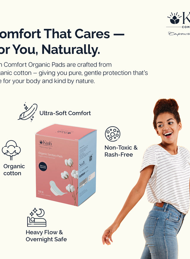 Organic Monthly Saver Combo | 1x Organic XL (18 pads) + 1x Organic XXL( 18 pads)