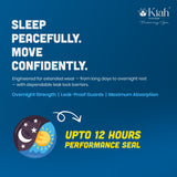 KIAH Pant Style Adult Diapers - Size L | Premium Pants | Pack of 12 | Add on