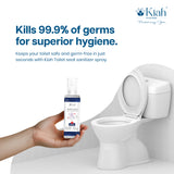 KIAH Toilet Seat Sanitizer cum Disinfectant Spray - 60ml