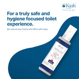 KIAH Toilet Seat Sanitizer cum Disinfectant Spray - 60ml