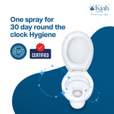 KIAH Toilet Seat Sanitizer cum Disinfectant Spray - 60ml
