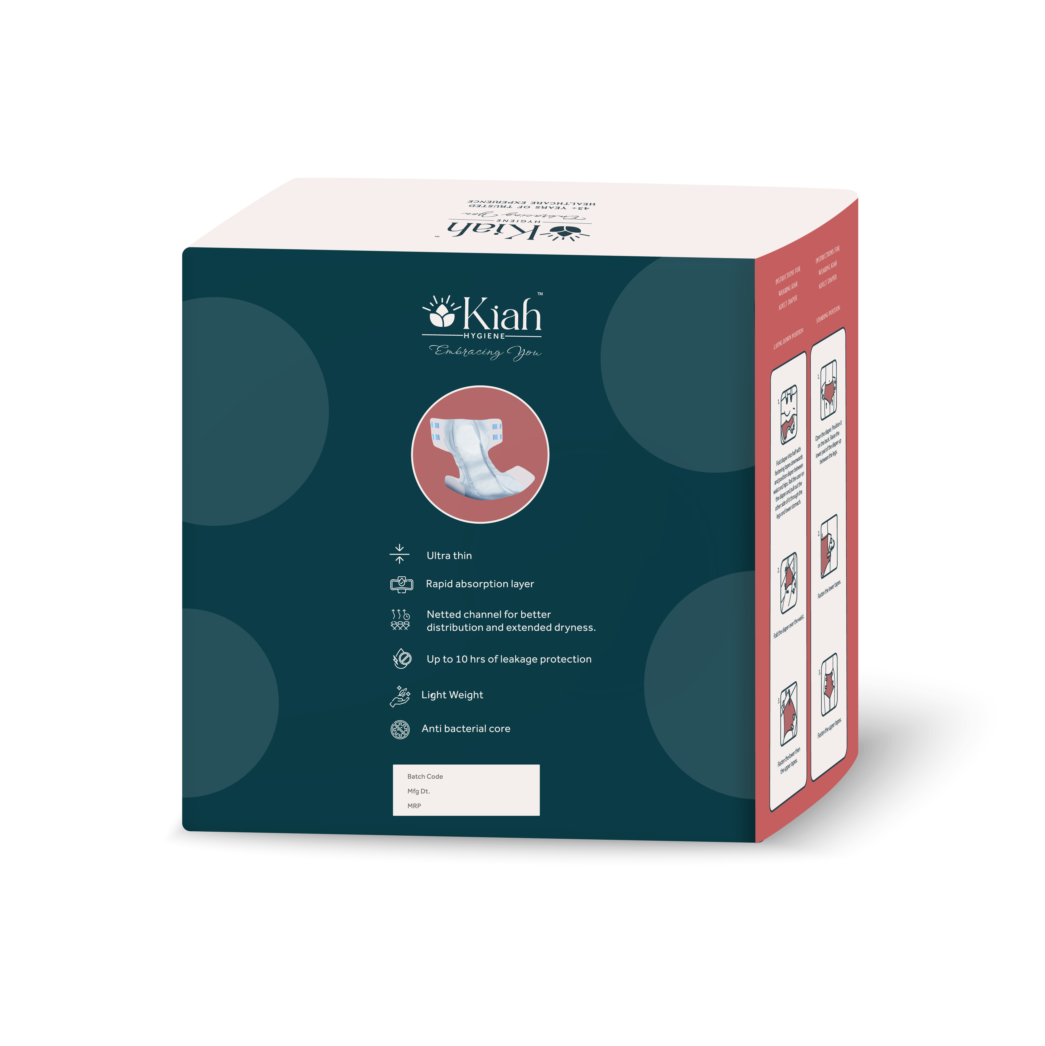 Adult Tape Style Diapers - M